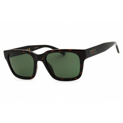 Gucci Unisex Sunglasses - Havana Injected Propionate Rectangular Frame | GG1857S 002 ,