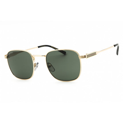 Gucci Unisex Sunglasses - Gold Metal Round Full Rim Frame Grey Lense | GG1876S 001 ,
