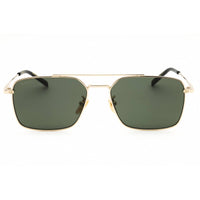 Gucci Unisex Sunglasses - Gold Metal Rectangular Full Rim Frame | GG1957SA 001 ,