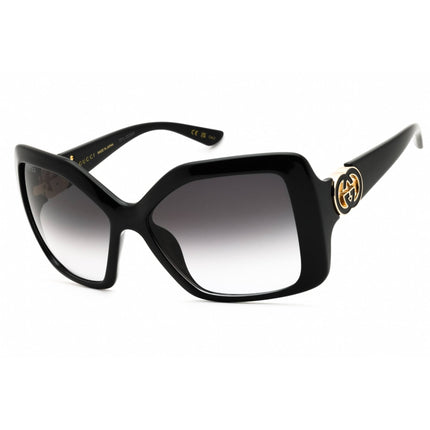 Gucci Unisex Sunglasses - Black Injected Propionate Oversized Frame | GG2015S 001 ,