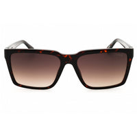 Guess Unisex Sunglasses - Dark Havana Rectangular Full Rim Frame | GU00084 52F ,