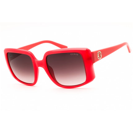Guess Unisex Sunglasses - Shiny Pink Injected Propionate Square Frame | GU00097 72F ,