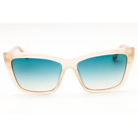 Guess Unisex Sunglasses - Ivory Injected Propionate Cat Eye Frame | GU00098 25P ,