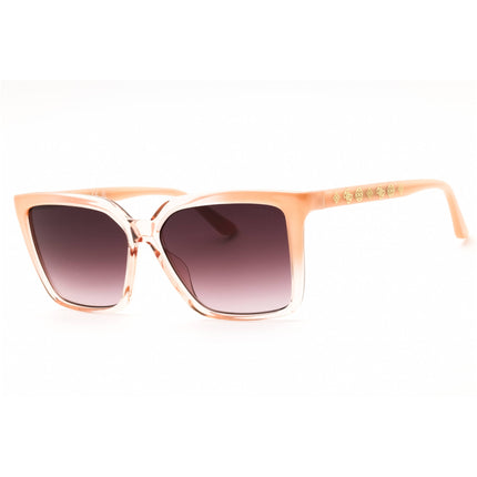 Guess Unisex Sunglasses - Ivory Injected Propionate Rectangular Frame | GU00099 25F ,