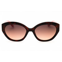 Guess Unisex Sunglasses - Dark Havana Injected Propionate Oval Frame | GU00104 52F ,