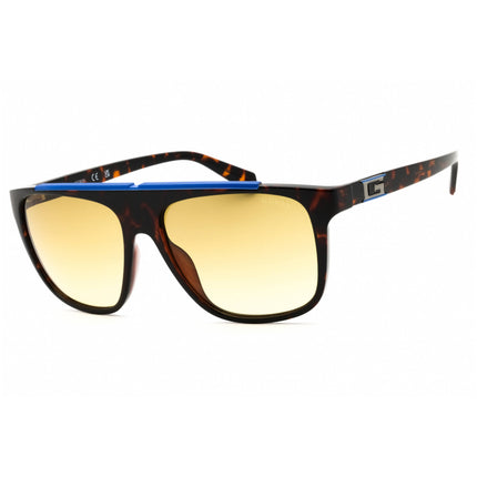 Guess Unisex Sunglasses - Dark Havana Injected Propionate Rectangular | GU00123 52F ,