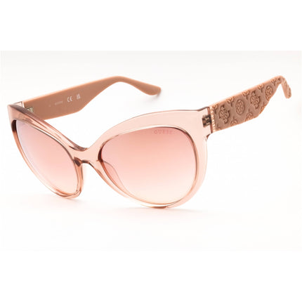 Guess Unisex Sunglasses - Shiny Beige Injected Propionate Full Rim | GU00130 57U ,