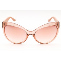 Guess Unisex Sunglasses - Shiny Beige Injected Propionate Full Rim | GU00130 57U ,