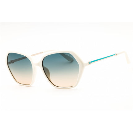 Guess Unisex Sunglasses - White Injected Propionate Full Rim Frame | GU00134 21P ,