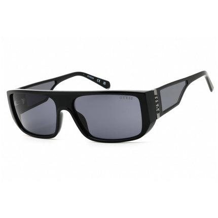 Guess Unisex Sunglasses - Shiny Black Injected Propionate Rectangular | GU00136 01A ,