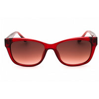 Guess Unisex Sunglasses - Shiny Red Injected Propionate Full Rim Frame | GU00145 66F ,