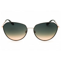 Guess Unisex Sunglasses - Dark Green Metal Full Rim Cat Eye Frame | GU00148 97P ,