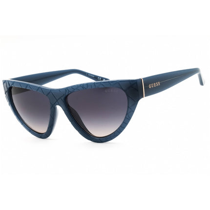 Guess Unisex Sunglasses - Shiny Light Blue Injected Propionate Frame | GU00151 84B ,