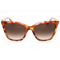 Guess Unisex Sunglasses - Light Brown Injected Propionate Rectangular | GU00191 47F ,