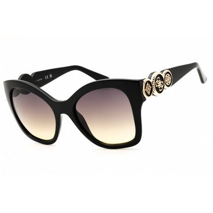 Guess Unisex Sunglasses - Black Injected Propionate Full Rim Frame | GU00197 05B ,