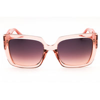 Guess Unisex Sunglasses - Pink Injected Propionate Rectangular Frame | GU00200 72F ,