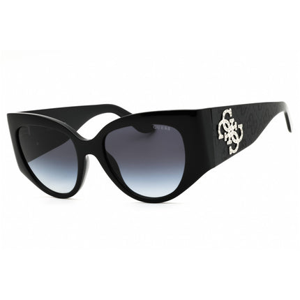 Guess Unisex Sunglasses - Black Injected Propionate Cat Eye Frame | GU00202 01B ,