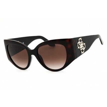 Guess Unisex Sunglasses - Havana Injected Propionate Cat Eye Frame | GU00202 52F ,