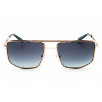 Guess Unisex Sunglasses - Gold Rectangular Full Rim Frame Gradient | GU00208 33W ,