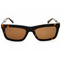 Guess Unisex Sunglasses - Havana Acetate Rectangular Full Rim Frame | GU00212 52E ,