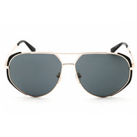 Guess Unisex Sunglasses - Matte Black Metal Full Rim Aviator Frame | GU00219 02A ,