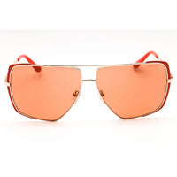 Guess Unisex Sunglasses - Matte Orange Metal Full Rim Oversized Frame | GU00220 43E ,