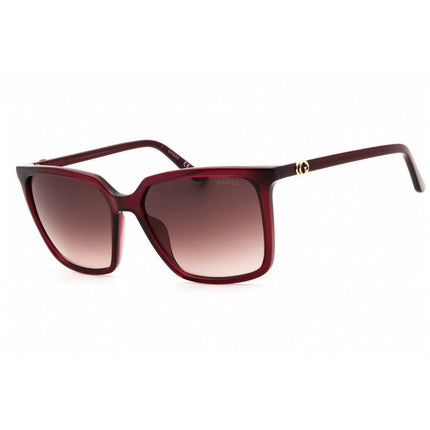 Guess Unisex Sunglasses - Shiny Bordeaux Injected Propionate Frame | GU00258 69F ,