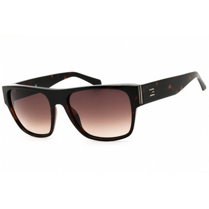 Guess Unisex Sunglasses - Dark Havana Injected Propionate Rectangular | GU00277 52F ,