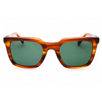 Guess Unisex Sunglasses - Brown Acetate Rectangular Frame Green Lense | GU00279 47N ,