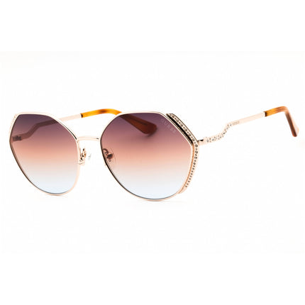 Guess Unisex Sunglasses - Gold Metal full Round rim Frame Gradient | GU7842-S 33F ,