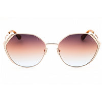 Guess Unisex Sunglasses - Gold Metal full Round rim Frame Gradient | GU7842-S 33F ,