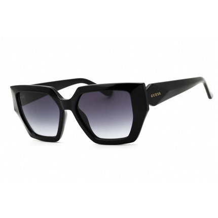Guess Unisex Sunglasses - Shiny Black Injected Propionate Frame Smoked | GU7896 01B ,