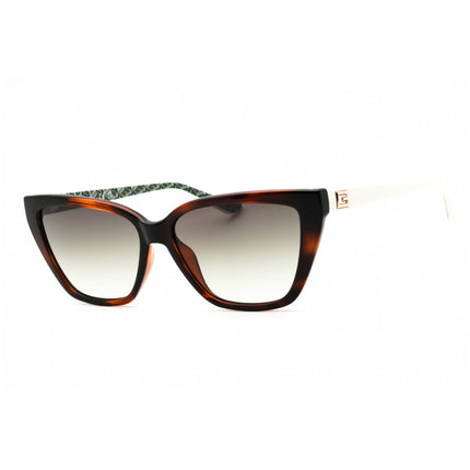 Guess Unisex Sunglasses - Dark Havana Injected Propionate Cat Eye Frame | GU7919 52P ,
