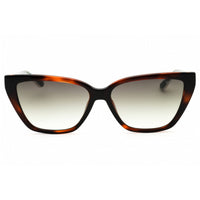 Guess Unisex Sunglasses - Dark Havana Injected Propionate Cat Eye Frame | GU7919 52P ,