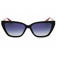 Guess Unisex Sunglasses - Shiny Black Injected Propionate Cat Eye Frame | GU7919 01D ,