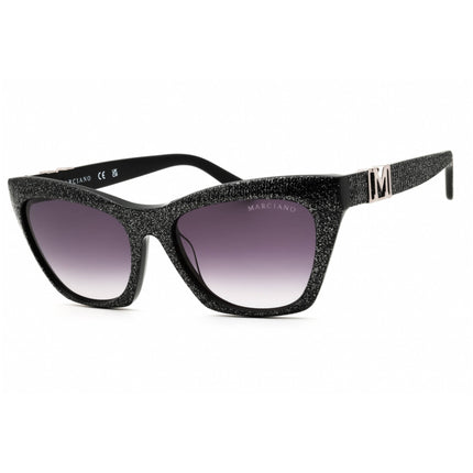 Guess by Marciano Unisex Sunglasses - Black Acetate Full Rim Frame | GM00008 01B ,