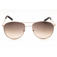 Guess Factory Unisex Sunglasses - Gold Metal Full Rim Frame Gradient | GF0408 32F ,