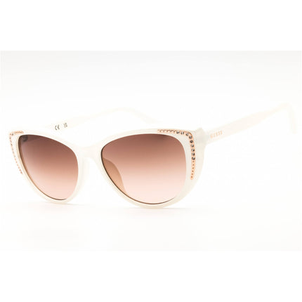 Guess Outlet Unisex Sunglasses - White Injected Propionate Frame | GO00006 21F ,