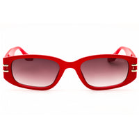 Guess Outlet Unisex Sunglasses - Shiny Red Plastic Full Rim Frame | GO00071 66F ,