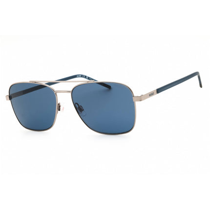 HUGO Unisex Sunglasses - Matte Ruthenium Metal Full Rim Frame | HG 1269/S 0R81 KU ,