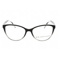 Armani Exchange Women's Eyeglasses - Black/Grey Cat Eye Plastic Frame | AX3053 8255 ,