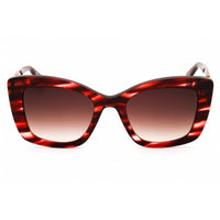 Karl Lagerfeld Unisex Sunglasses - Striped Red Acetate Full Rim Frame | KL6139S 609 ,