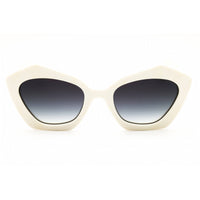 Karl Lagerfeld Unisex Sunglasses - White Acetate Grey Gradient Lense | KL6199S 105 ,