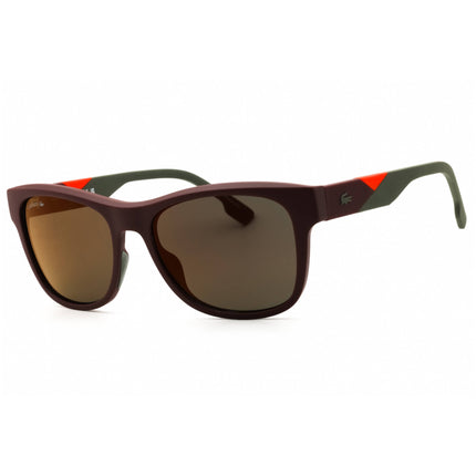 Lacoste Unisex Sunglasses - Matte Burgundy Injected Propionate Frame | L6043S 601 ,