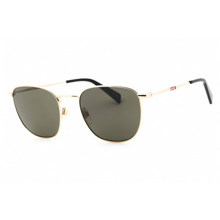 Levi's Unisex Sunglasses - Gold Metal Full Rim Round Frame | LV 1029/S 0J5G 70 ,
