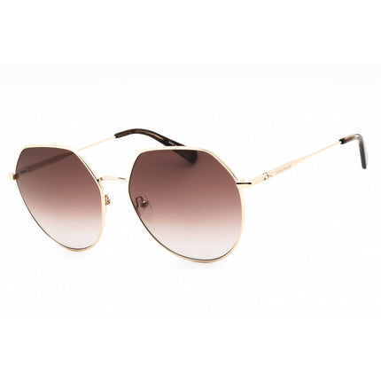 Longchamp Unisex Sunglasses - Gold Metal Full Rim Frame Brown Lense | LO154S 727 ,