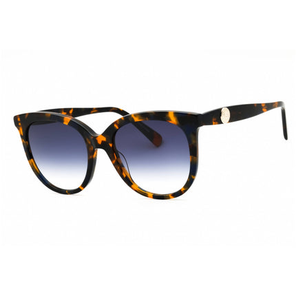 Longchamp Unisex Sunglasses - Havana Blue Acetate Round Full Rim Frame | LO731S 430 ,
