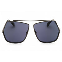 Max Mara Unisex Sunglasses - Gunmetal Metal Full Rim Oversized Frame | MM0006 32N ,
