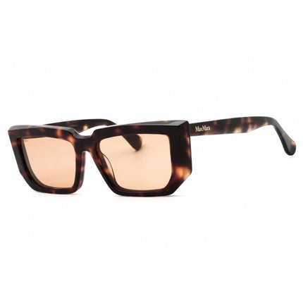 Max Mara Unisex Sunglasses - Colored Havana Acetate Full Rim Frame | MM0126 55E ,