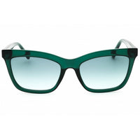 Moschino Love Unisex Sunglasses - Green Cat Eye Full Rim Frame | MOL057/S 01ED EQ ,